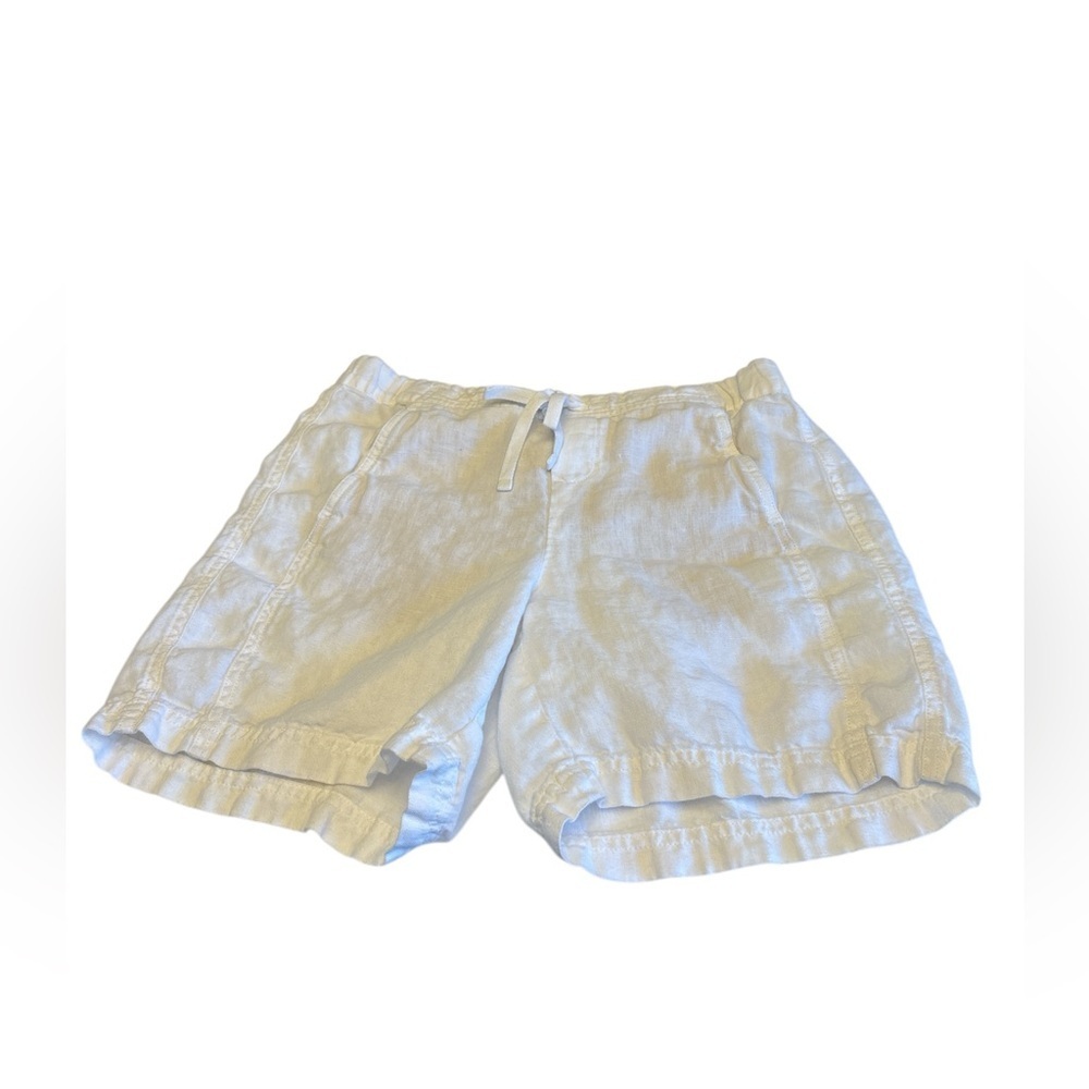 J. Jill shorts pull on light elastic waist 100% linen pockets midrise Sz XSmall